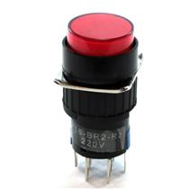 Botão de Comando Redondo Pulsante Iluminado Metaltex P16-BR2-R2 23198 23198 