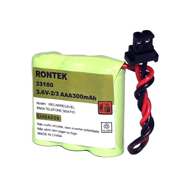 Bateria Recarregável Ni-MH 2/3AAA 3,6V 300mah 3RT300SAAA-UN 28630 28630