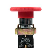 Botão de Emergência Giro para Destravar Metaltex M20BYR-R-1B 30601 30601
