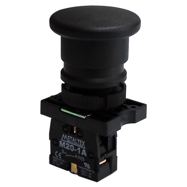 Botão de Comando Cogumelo Metaltex P20AMR-B-1A 30604 30604
