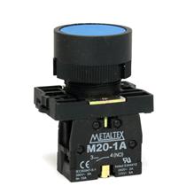 Botão de Comando Pulsante Metaltex P20AFR-BL-1A 30583 30583 