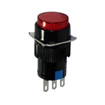 Botão de Comando Redondo Pulsante 16mm JNG YLAY8E-Y11R 31288 31288 