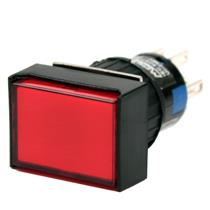 Botão de Comando Retangular Pulsante Iluminado Metaltex P16-BL2-R1 33338 33338 