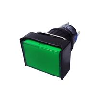 Botão de Comando Retangular Pulsante Iluminado Metaltex P16-BL2-G1 33339 33339 