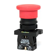 Botão de Comando Cogumelo Metaltex P20AMR-R-1A 33411 33411 