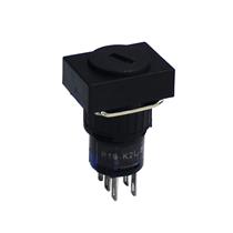 Chave Seletora Retangular 2 Posições Fixas com Chave Metaltex P16-K2L-B2 34394 34394