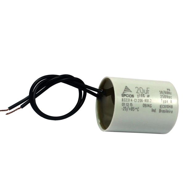 Capacitor Partida de Motor 20MF x 250V 15115 15115