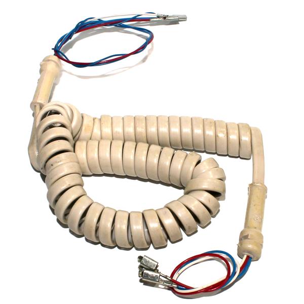 Cordão Espiral 2,0 metros para Telefone Saída Fio Bege 3745 3745