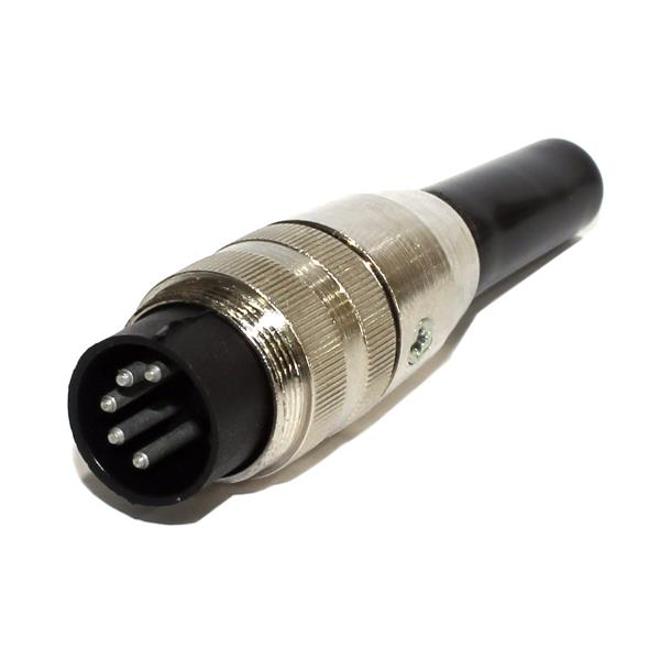 Conector Din Macho 5 Pinos para Cabo Tyco (1480705-3) 1117 1117