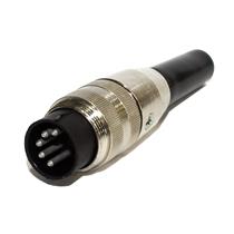 Conector Din Macho 5 Pinos para Cabo Tyco (1480705-3) 1117 1117