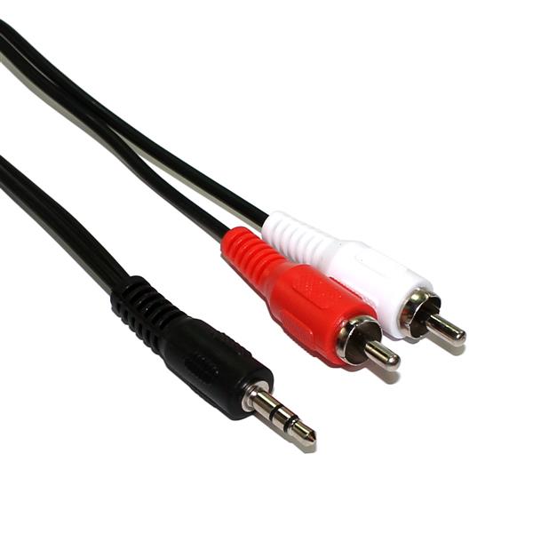 Cabo Áudio 1,50 metros P2 Stereo X 2 RCA 19849 19849