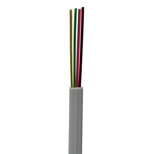 Cabo Chato para Telefonia 4 Vias Branco 14415 14415