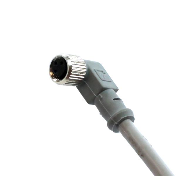 Cabo Conector para Sensor 90° 3 Pinos 2mts Tecnotron CT08F/3S-C02.C1 10804 10804