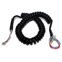 Cordão Espiral para Telefone Saída 3 Fios Preto 3722 3722 