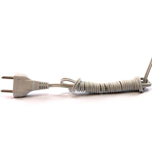 Cabo de Força 2X0,50 mm² 1,5 mts Branco Mult Cabo Paralelo 6114 6114