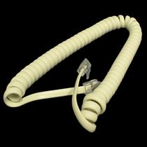 Cordão Espiral Bege para Monofone 2,00 metros 2 Pinos USA  19667 19667 