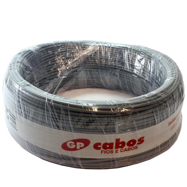 Cabo Telefônico Cinza CCI 50/2 Pares rolo com 100 metros 3386 3386