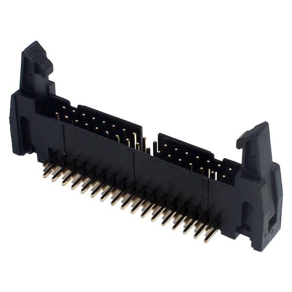 Conector Header 34 Vias 90° com Ejetor Longo 104-34GRKL 1593 1593