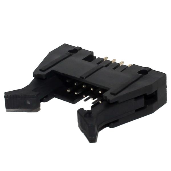 Conector Header 10 Vias 180° com Ejetor Longo 104-10GSKL 1619 1619