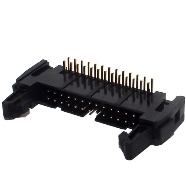 Conector Header 26 Vias 90° com Ejetor Longo 104-26GRKL 1558 1558