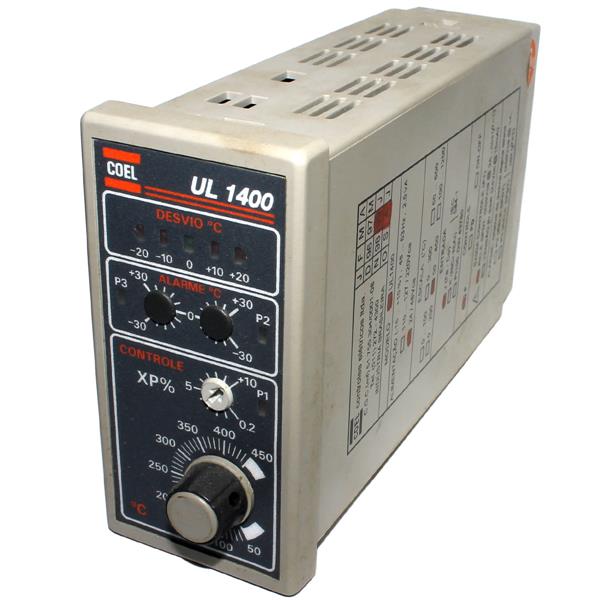 Controlador de Temperatura 24/48V  Coel UL1400 450°C 1761 1761