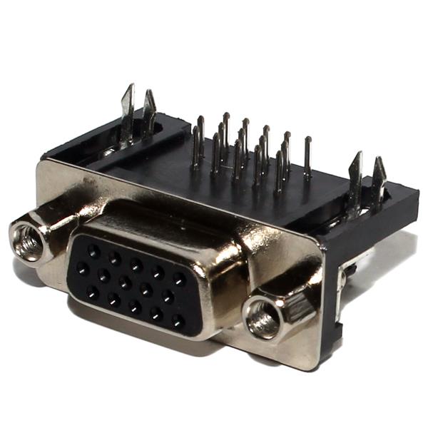 Conector Alta Densidade para CI 90° 15 Vias Fêmea  1606 1606