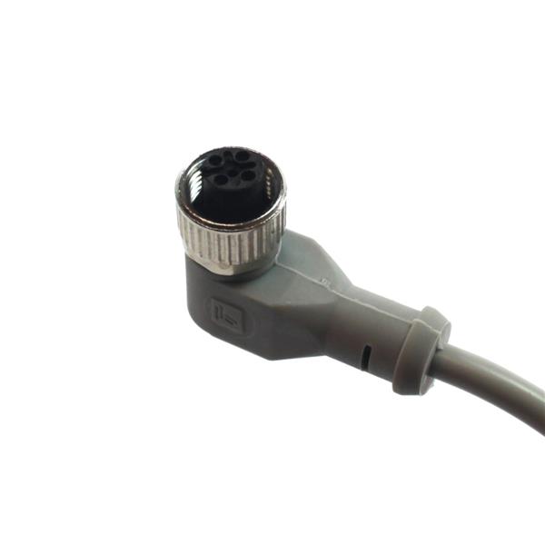 Cabo Conector para Sensor 90° 4 Pinos 10mts Tecnotron CT12F/4S-C10.C1 11151 11151
