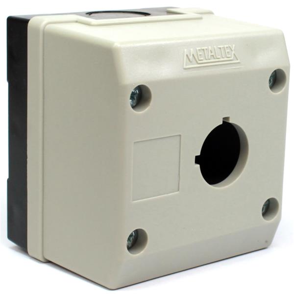Caixa Plástica com um Furo 22mm Metaltex TN2-B1 6622 6622