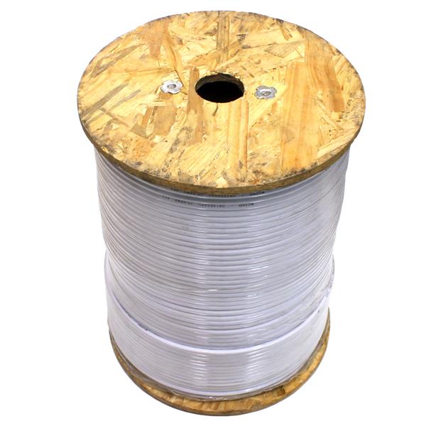 Cabo Coaxial Branco 75 Ohms RGC 59/40% rolo com 300 metros  23933 23933