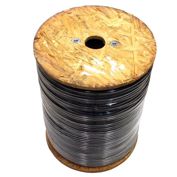 Cabo Coaxial Preto 75 Ohms RGC 59/40% rolo com 300 metros  23934 23934