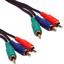 Cabo 2,00 metros Vídeo Componente 3 RCA X 3 RCA  23841 23841