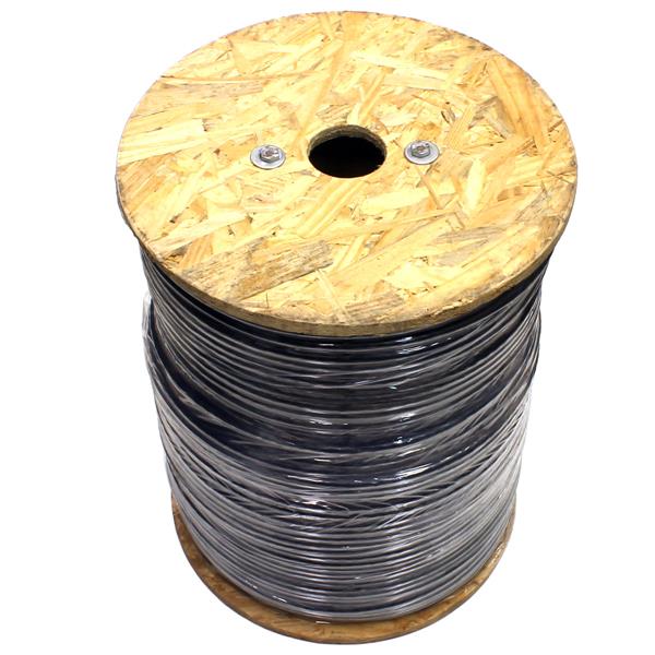 Cabo Coaxial Preto 75 Ohms RGC 59/67% rolo com 300 metros  23973 23973