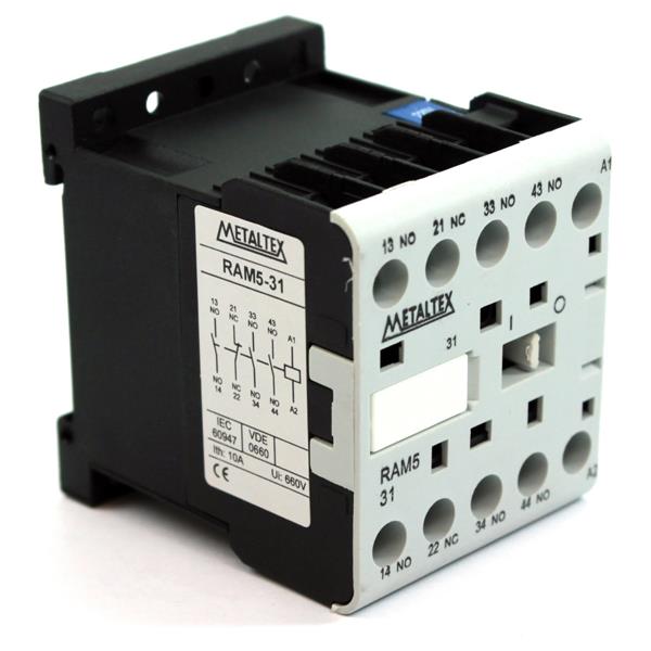 Contator Auxiliar Metaltex RAM5-H5-31 31000 31000