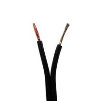 Cabo Paralelo Polarizado Interno Preto Mult Cabo 2X0,32 mm² rolo com 100 mts 27926 27926 