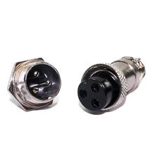 Conjunto Conector Mic Macho/Fêmea 3 Pinos  26752 26752