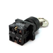 Chave Seletora 3 Posições Fixas com Chave Metaltex P20KNR4-B-2A 30606 30606