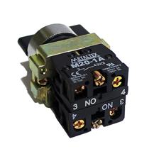 Chave Seletora 3 Posições com Retorno Metaltex M20SLR7-B-2A 30655 30655 