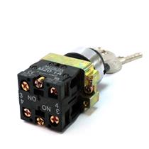 Chave Seletora 3 Posições Fixas com Chave Metaltex M20KNR4-B-2A 30574 30574