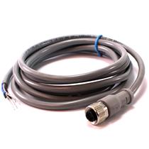 Cabo Conector para Sensor 180° 5 Pinos 2mts Tecnotron CT12F/5S-C02.A1 27430 27430