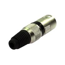 Conector Canon Macho Preto Q34BK 25492 25492 
