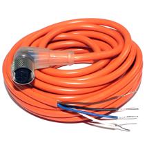 Cabo para Sensor 90° 4 Pinos com Led PNP 5mts Metaltex K12-A-5M-LP 34454 34454