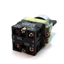 Chave Seletora 3 Posições Direita com Retorno Esquerda Fixa Metaltex M20SSR5-B-2A 32872 32872 