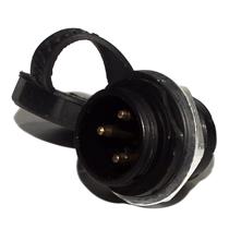 Conector Circular Macho 3 Vias M16 para Painel JA/P3P 5553 5553