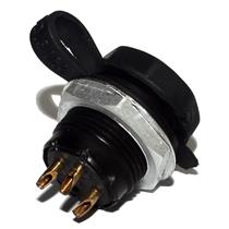 Conector Circular Macho 3 Vias M16 para Painel JA/P3P 5553 5553