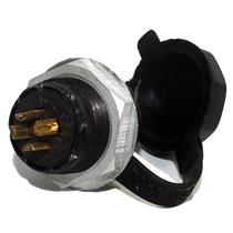 Conector Circular Fêmea 4 Vias M16 para Painel JA/P4I 27951 27951