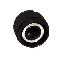 Knob Plástico com Parafuso Preto AD-215 21131 21131 