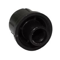 Knob Plástico Estriado Preto AD-159 33214 33214 