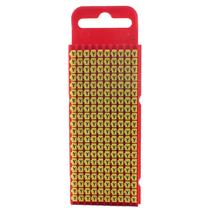 Marcador de Cabo de Encaixe 0,5 a 1,5mm Hellermann W1 Letra "Y" Amarelo cartela com 200 peças 33240 33240