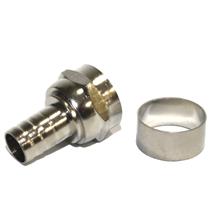Conector F Metal RG6 com Anel 11408 11408