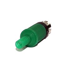 Plug RCA Verde com Rabicho  32470 32470 